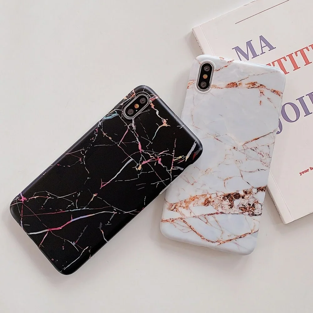 ⚠️LAST iPhone 7 Plus / 8 Plus Black Marble case - Picture 3 of 7